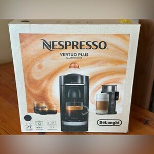 Nespresso VertuoPlus, with Aeroccino 3